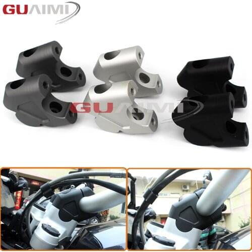 R1200GS CNC Motorcycle Handlebar Bar Risers Kit For BMW R1200GS R1200LC 2013 2014 - 2017 R1200ADV 2014 2015 2016 R 1200 LC