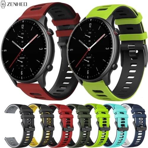 For Xiaomi Huami Amazfit GTR 2 GTR2 Silicone Watchband Replacement 22mm Wrist Band Strap for Xiaomi Watch Color