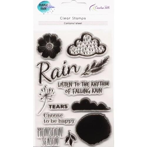 CRZCrafter Clear Stamps Seal Transparent Silicone Valentines Reusable DIY Crafts Scrapbooking Cardmaking Journaling Decorations