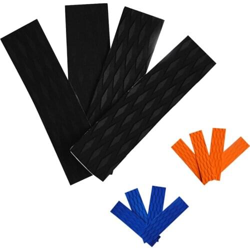 Long Board 4 Pieces EVA Skimboard Traction Pad Bar Grip Surfboard Surfing Orange/Blue/Black Body Board Skimboard Accessories