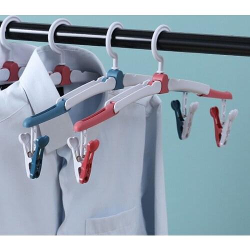 Outdoor Travel Hangers Clothing Rack Hangers For Clothes Clothes Storage Folding Organizers Storage Household Magic Drying Racks