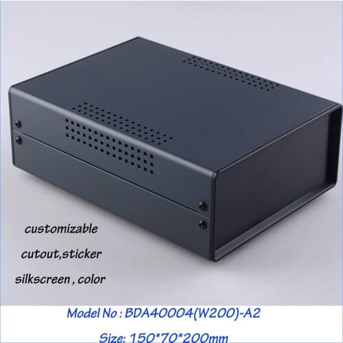 1pcs )150x70x200mm Standard Iron box for device enclosure Iron box for pcb box enclosures electronic metal box
