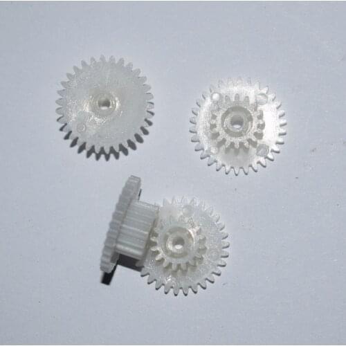 10/100pcs yuanmbm 30+16teeth motor plastic gear/rc car robot aircraft toy accessories technology model parts/tamiya 30162A