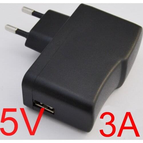 100PCS High quality IC program 5V 3A EU plug USB Charger Power Adapter with USB Charger for Tablet PC+Free shipping