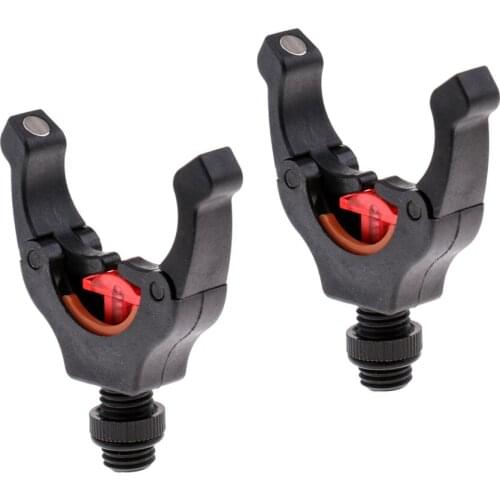 2pcs Fishing Rod Butt Rest Butt Lock Pole Bracket Head M3/8 Thread for Rod , Bank Sticks