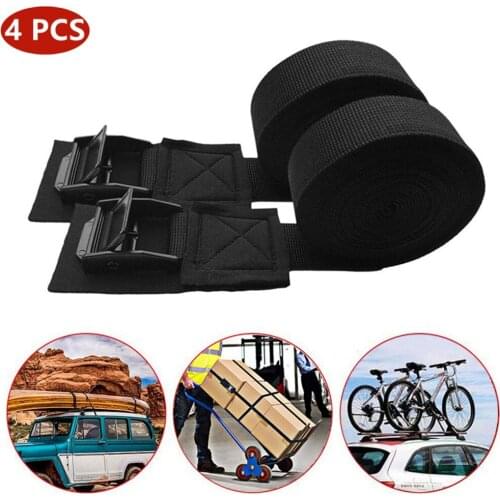 4Pcs Quick Release Car Roof Rack Tie Down Straps Buckle Luggage Kayak Board Surfboard Lashing SUP Luggage Rack Scratch Tie Down