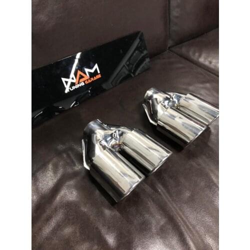 70 exhaust dual outlet chrome stainless exhaust tip of ÜNİVERSAL1ADET