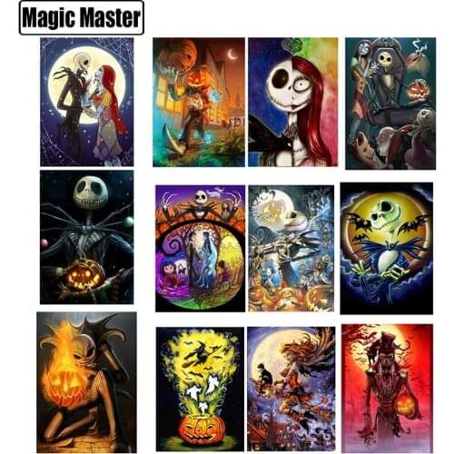 5D DIY Diamond Painting Halloween Gift Taro Pumpkin Diamond Embroidery Cross-stitch Painting