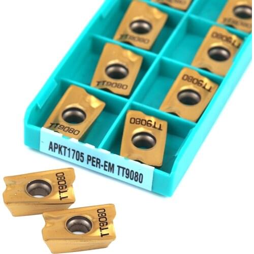 APKT1705 PER-EM TT9080 APKT1705 PER-EM TT9030 Carbide Insert milling turning tool insert CNC Lathe tool milling cutter tool