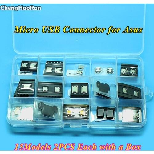ChengHaoRan Micro USB Jack Charging Socket Port Connector for ASUS K012 K013 fonepad7 ME170CG Memo Pad FHD 10 K001 ME103 ME370