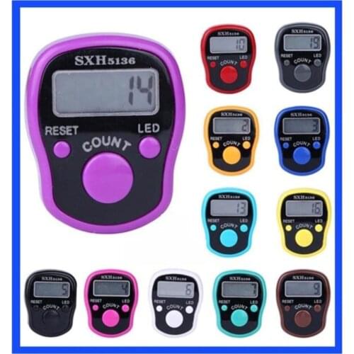 Digital Ring Zikirmatik Rosary Luminous Voice Date Time Set