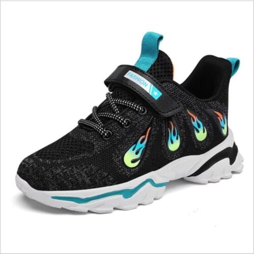 2021 New Spring Autumn Children Shoes Boys Fashion Breathable Mesh Sneakers Comforthable Outdoor Boys Casual Running Shoes
