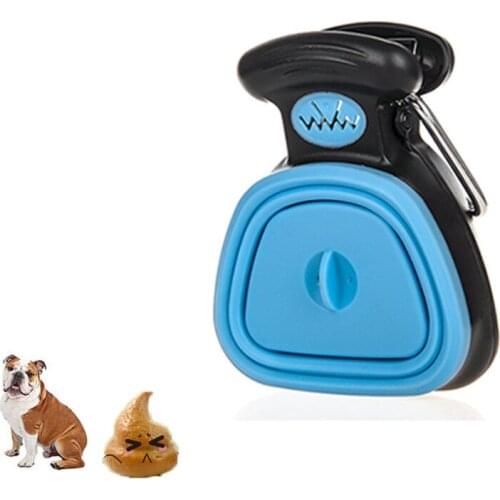 Dropshipping Dog Poop Bag Dispenser Travel Foldable Pooper Scooper Clean Pick Up Animal Waste Picker Cleaning Pet Products