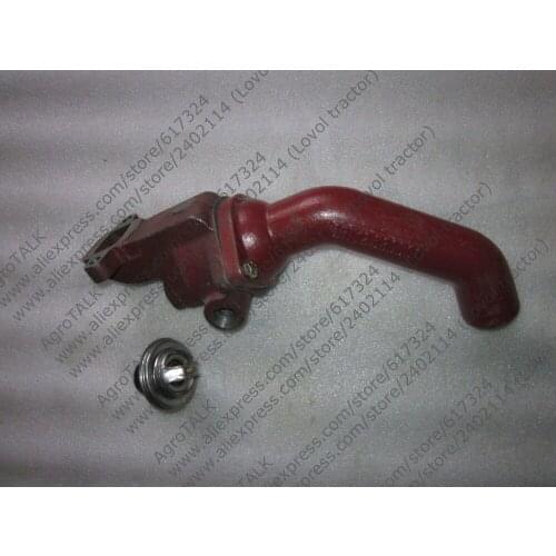 Thermostat housing assembly with thermostat for engine LRC4110T57 for YTO X904 tractor