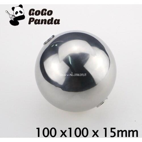 1pc 100*100*15mm Magnetic Stainless Steel Float Ball for Water Level Float Switch big Ball