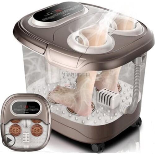Foot Massage bath automatic Feet basin electric heating machine home use Fingers knead fumigation massage Tai Chi kneading Spa