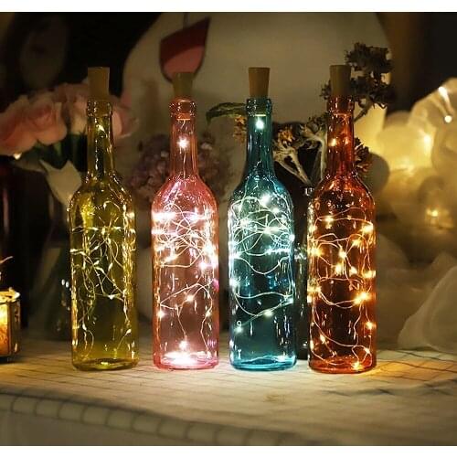 2M 5M 10M RGB Copper Wire LED Kitchen Light Wardrobe Closet Furniture Bedroom Cabinet lighting for Christmas Decoration Lamp