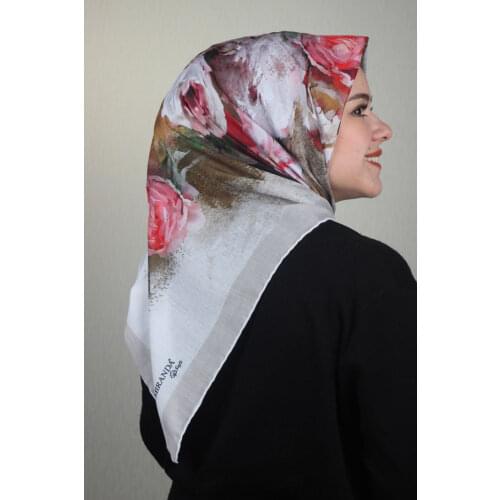 MİRANDA PATTERNED SOFT HAND DİKİŞLİ SCARF-DESEN-02-RENK-09