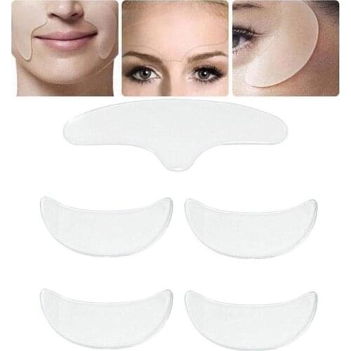 Anti Wrinkle Silicone Pads Wrinkle Remover Anti wrinkle forehead Pad Set Reusable Silicone Patch Skin Care Forehead Lifting