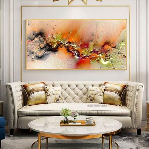 New Decoration Wall Art Canvas Print Landscape Picture Abstract Cloud Painting For Living Room Home Decor No Frame