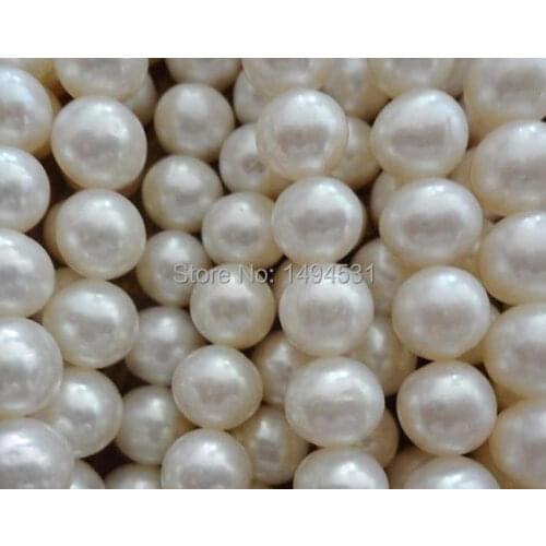 Wholesale Jewelry 8mm AA Round Pearl Strand,White Color Cultured Freshwater Pearl Loose Beads From China Material Offer