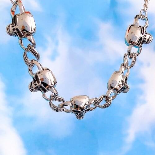 Lost Lady New Rabbit Pendant Necklace Metal Alloy Necklace Punk Style Street Fashion Jewelry Mens Birthday Gift Party Girl Gift