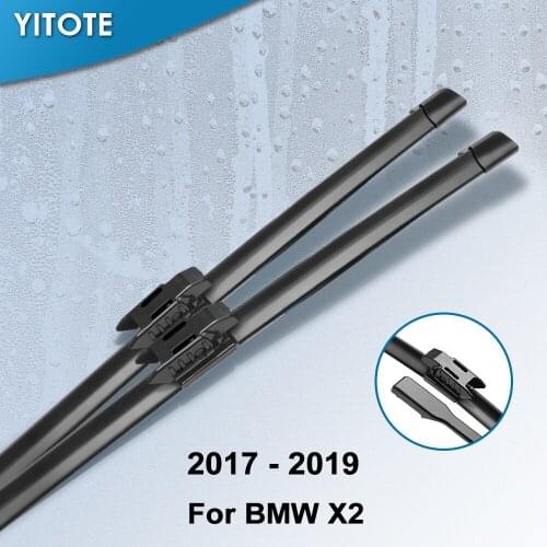 YITOTE Windscreen Wiper Blades for BMW X2 F39 sDrive 18i 20i 18d xDrive 20d 25d 18d 20i Fit Top Lock Arms 2017 2018 2019