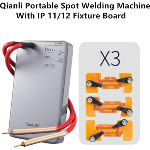 Qianli Portable Spot Welding Machine IP 11 Pro 12Pro Max Spot Welder Fixture Mobile Phone Battery Flex Replacement Repair