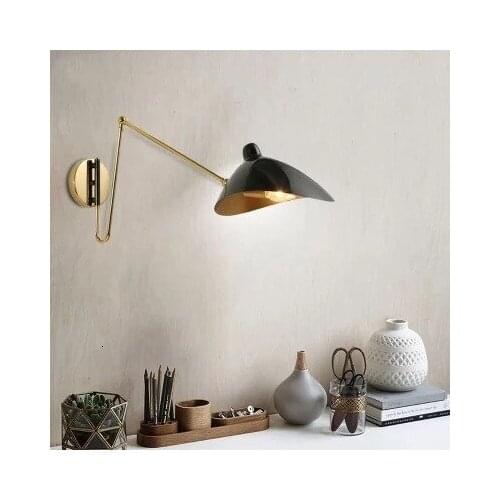 Light gooseneck nordic decoration home bedroom light crystal bedroom living room bedroom bedside wall lamp