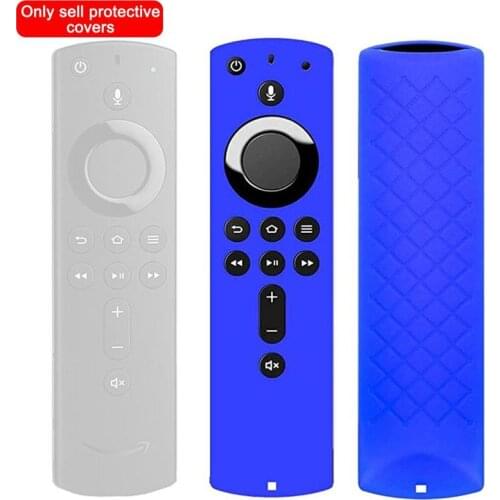 1PC Protective Case 5.9 Inch Cover Silicone Sleeve Shockproof Anti-Slip Replacement for Amazon Fire TV Stick 4K Remote Control
