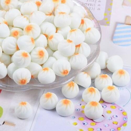 10pcs Miniature Dollhouse re-ment food Simulation mini buns for blyth bjd ob11 doll pretend play Kitchen Decor Accessories toys
