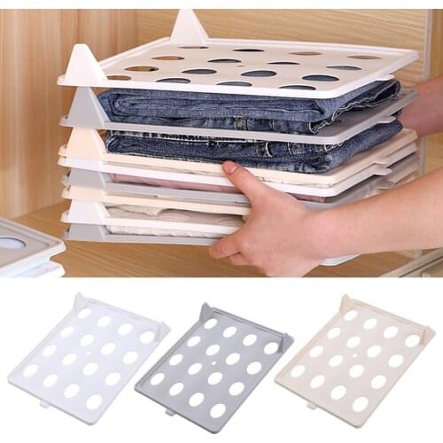 10PCS Wardrobe T Shirt Clothing Folder Board Convenient Short Shirt Organizer Multi-Functional Home Storage Separate Tools