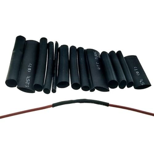 2:1 Heat Shrink Sleeving Tube Tube Assortment Kit Electrical Connection Electrical Wire Wrap Cable Waterproof Shrinkage 75pcs