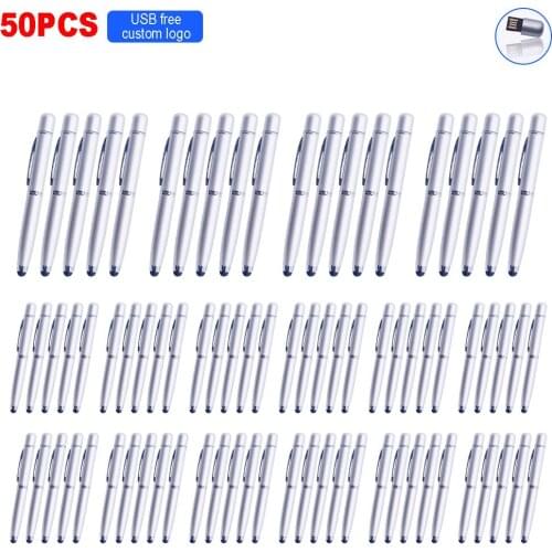 50pcs/lot free logo Memory stick usb 2.0 metal usb flash drive 128gb U disk Pendrive 64GB 32GB 16GB 8GB 4GB Pen Drive usb stick