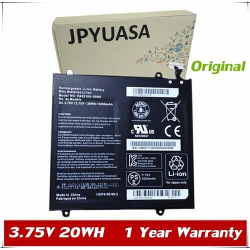 7XINbox 3.75V 20wh 5200mAh Original PA5218U-1BRS Laptop Battery For Toshiba PA5218U-1BRS Tablet