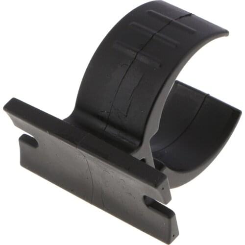 RV/Camper/Trailer - 7 Ways Flat Plug Bracket, Goes On Vehicle, BLACK