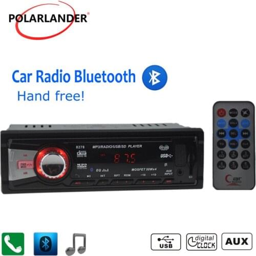 Autoradio 12V Car Stereo car Radio bluetooth MP3 Audio Player built in Bluetooth USB SD MMC 5V radio cassette player 1 DIN