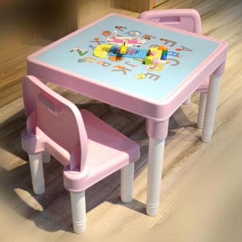 Childrens Furniture Suits Kindergarten Baby Learning Children Book Desk Chair Household Plastic Toys To Write Games