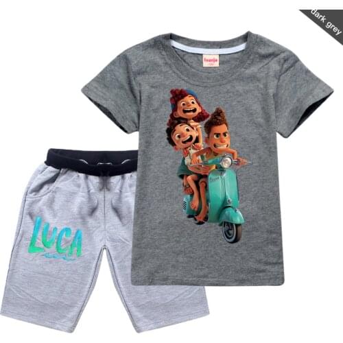 Childrens Clothing Sets Luca T Shirt Boys Tshirts Kids Pants Kids Girls Tops Tees Baby Clothes Short Sleeve Teen Girls Shirts
