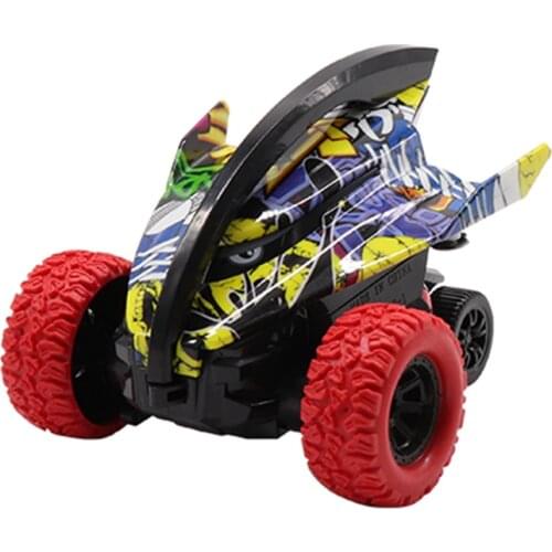 Inertial Fish Shape Children Stunt Car Toy Kids Gift