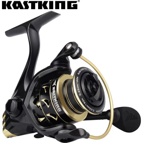 KastKing Valiant Eagle Gold Spinning Reel 6.2:1 High-Speed Gear Ratio Freshwater and Saltwater Fishing Reel 7+1 Ball Bearings