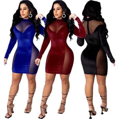 Модные обтягивающие платья LOSSKY China At AliExpress