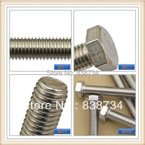 M3*12 stainless hex bolts a2-70(100pcs/lot)