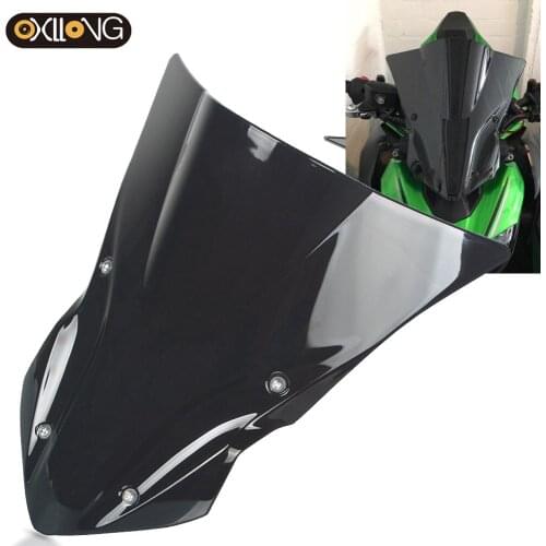 Motorcycle Windshield Wind Deflector Windscreen Windproof For Kawasaki Z900 2017 2018 2019 motorbike Windshield/Windscreen