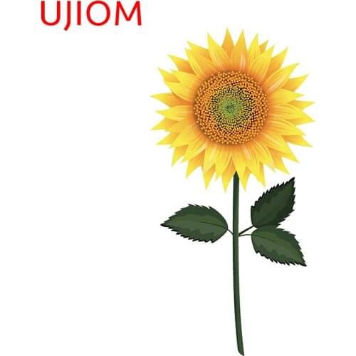 UJIOM Sunflower Wall Decal Waterproof Home Decoration Living Room Decor Mural Art Wall Stickers Bathroom Decorative Decals