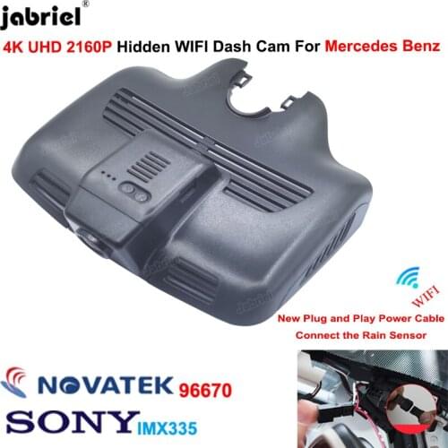 New 4K Dash Cam Car DVR Recorder For Mercedes Benz C Class 200d 220d 250d 200 250 300 w205 c204 c205 GLC 250 300 220d x253 C253