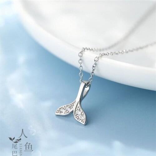 Season Gate 925 Sterling Silver Chain Mermaid Personality Fashion Necklace for women SN068