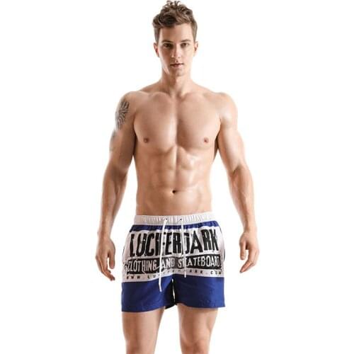 Swimming trunks mens Beach Shorts Quick Dry Swimwear Bermuda Masculina Summer Beach Surfing Board Shorts