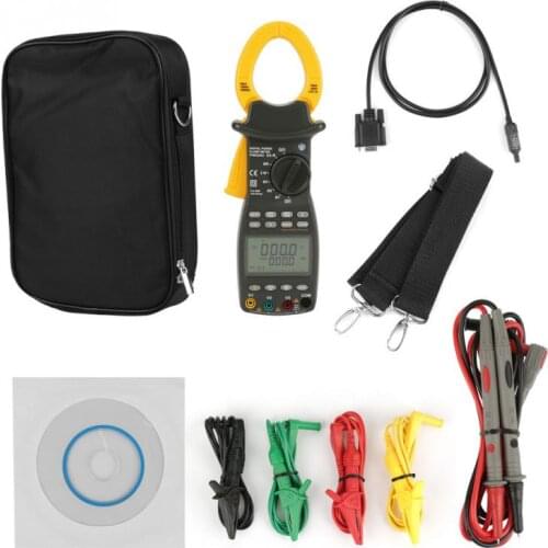 PEAKMETER Professional Digital Clamp Meter MS2203 3-Phase Digital Multimeter Power Factor Clamp Meter