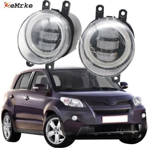 2-Pcs Anti LED Fog Lights for Toyota Urban Cruiser XP110 2008-2012 '13 2014 Angel Eye DRL Daylight Foglight Lamp Car Accessories